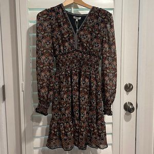 Max Studio V-Neck Floral Dress
